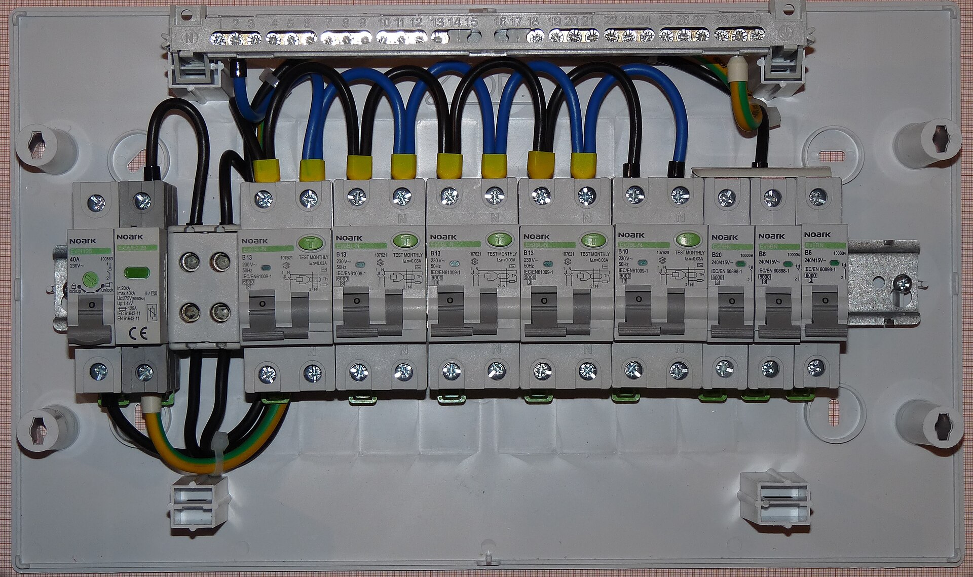 Rozdzielnica elektryczna w mieszkaniu